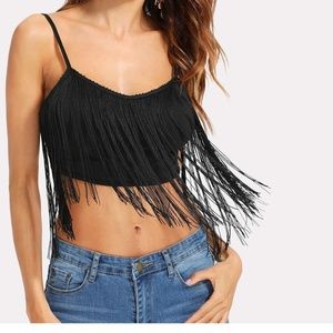 Fringe crop top